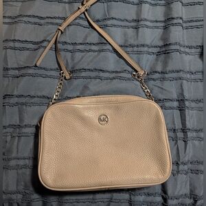 Michael Kors Beige Crossbody Bag